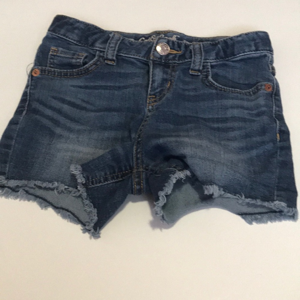Blue jean shorts lightly used